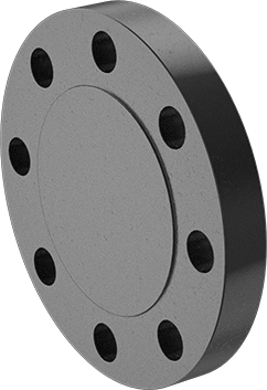 Image of Product. Back. Back orientation. High-Pressure Steel Unthreaded Pipe Flange, Cap, 300 Class, 3 Pipe Size.