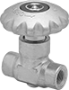 Compact Threaded Flow-Adjustment Valves for Cryogenic Liquid