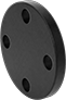 Image of Product. Front. Front orientation. Pipe and Fittings. Low-Pressure Iron and Steel Unthreaded Pipe Flanges, Blind Flanges, Flanged, Raised.