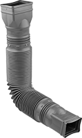 Image of Product. Front orientation. Downspout Extensions. Flexible Downspout Extensions.