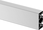 Image of Product. Front orientation. T-Slotted Framing and Fittings. T-Slotted Framing Rails, Double Corner Two Slot Rails.