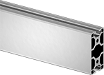 Image of Product. Front orientation. T-Slotted Framing and Fittings. T-Slotted Framing Rails, Double Inline Two Slot Rails.