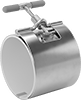 Easy-Access Low-Pressure Stainless Steel Clamp-On Pipe Fittings
