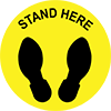 Social Distancing Floor Decals