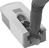 Dispensers and Removers for Clean Room Shoe Covers