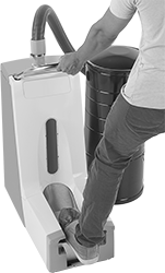 Image of ProductInUse. Front orientation. Shoe Cover Removers. Clean Room Shoe Cover Removers.