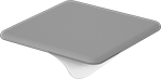 Image of Product. Front orientation. Electrical Enclosure Plugs. Watertight Square Plugs for Enclosures.