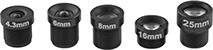 Image of Product. Front orientation. Camera Lenses. Machine Vision Cameras with Built-In Monitor .