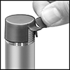 Image of ProductInUse. Front orientation. Contains Border. Protective Caps. Tear-Tab Caps.