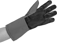 Image of ProductInUse. Front orientation. Gloves. Water-Resistant Extreme Cold-Protection Gloves, Full Hand with Open Cuff.