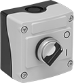 Image of Product. Front orientation. Lever Switches. Plastic Enclosed Lever Switches.