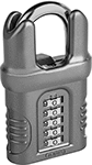 Image of Product. Front orientation. Padlocks. Cut-Resistant Resettable Combination Padlocks, Style C.