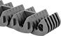 Image of Product. Front orientation. Inverted-Tooth Chain.