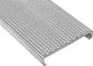 Image of Product. Style C. Front orientation. Bar Grating. Plank Grating, Style C—Projections.