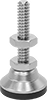 High-Capacity Swivel Leveling Mounts with Threaded Stud