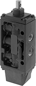 Image of Product. Front orientation. Directional Control Valves. Single-Action Mechanically Operated Air Directional Control Valves , Style K.