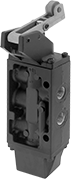 Image of Product. Front orientation. Directional Control Valves. Two-Speed Two-Action Mechanically Operated Air Directional Control Valves, Style D.