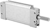 Thin-Profile Flexible-Mount Nonrotating Air Cylinders