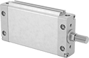 Image of Product. Front orientation. Air Cylinders. Thin-Profile Flexible-Mount Nonrotating Air Cylinders.