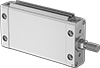 Thin-Profile Flexible-Mount Nonrotating Air Cylinders