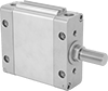 Thin-Profile Flexible-Mount Nonrotating Air Cylinders