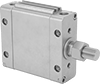 Thin-Profile Flexible-Mount Nonrotating Air Cylinders