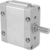 Thin-Profile Flexible-Mount Nonrotating Air Cylinders