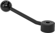 Image of Product. With Threaded Hole. Bottom orientation. Adjustable Handles. Heavy Duty Low-Profile Adjustable Handles, Threaded Hole.