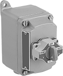 Image of Product. Front orientation. Lever Switches. Hazardous Location Enclosed Lever Switches.