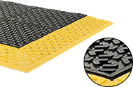 Image of Product. Front orientation. Contains Inset. Floor Mats. High-Traction Drainage Floor Mats, Style C.