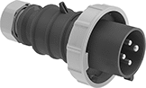 Image of Product. Front orientation. Power Connectors. IEC Pin-and-Sleeve Connectors, Plugs.