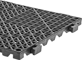 Image of Product. Front orientation. Floor Mats. Rigid Interlocking Drainage Floor Mats.