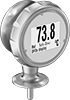 Sanitary RTD Probe Transmitters with Digital Display for Liquids and Gases