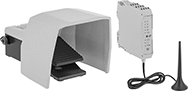 Image of Product. Front orientation. Foot Switches. Wireless Foot Switches.