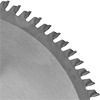 Miter, Chop, and Table Saw Blades for Plastic