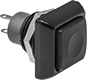 Image of Product. Square. Front orientation. Square Push Button. 14 mm Panel-Mount Push-Button Switches.