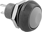 Image of Product. Round. Front orientation. Round Push Button. 14 mm Panel-Mount Push-Button Switches.