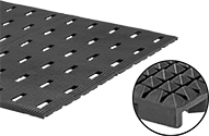 Image of Product. Front orientation. Contains Inset. Floor Mats. High-Traction Drainage Floor Mats, Style B.
