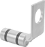Image of Product. Front orientation. Terminals, Ferrules, and Lugs. Compression Lugs, 90° Elbow.