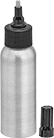 Image of Product. Aluminum Bottle. Front orientation. Controlled-Flow Bottles and Pens. Controlled-Flow Dispensing Pens and Bottles, Bottles, Aluminum.