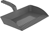 Metal- and X-Ray-Detectable Dust Pans