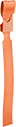 Image of Product. 7&nbsp;1/2"&nbsp;Ht.×1"&nbsp;Wd. (Orange). Front orientation. Orange. Metal-Detectable Cardstock Write-On Tags, 7 1/2" High, 1" Wide.