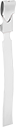 Image of Product. 7&nbsp;1/2"&nbsp;Ht.×1"&nbsp;Wd. (White). Front orientation. White. Metal-Detectable Cardstock Write-On Tags, 7 1/2" High, 1" Wide.