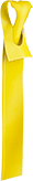 Image of Product. 11" Ht.×1&nbsp;3/4"&nbsp;Wd. (Yellow). Front orientation. Yellow. Metal-Detectable Cardstock Write-On Tags, 11" High, 1 3/4" Wide.