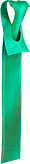 Image of Product. 11" Ht.×1&nbsp;3/4"&nbsp;Wd. (Green). Front orientation. Green. Metal-Detectable Cardstock Write-On Tags, 11" High, 1 3/4" Wide.