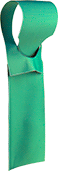 Image of Product. 12" Ht.×3&nbsp;1/8"&nbsp;Wd. (Green). Front orientation. Green. Metal-Detectable Cardstock Write-On Tags, 12" High, 3 1/8" Wide.