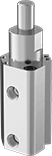 Image of Product. Front orientation. Stopper Cylinders. Air-Actuated Stopper Cylinders, Sensor Ready, 20 mm Bore.