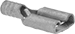 Image of Product. Front orientation. Terminals, Ferrules, and Lugs. Quick-Disconnect Terminals, Straight, Noninsulated, Female.