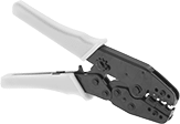 Image of Product. Front orientation. Wire and Cable Crimpers. Pin-and-Sleeve Contact Ratchet Crimpers.