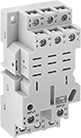 Image of Product. 11-Terminal Relay Socket. Front orientation. Relay Sockets. Compact Spade-Terminal Relays.